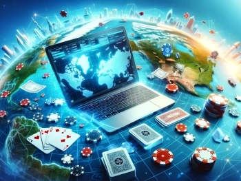 Legality of online Poker worldwide image